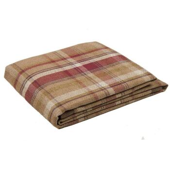 Plaids & Chemins Heritage Purple + Green Tartan_Regular (130cm x 200cm) 1