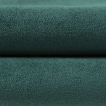 Couvertures et chemins de lit en velours vert émeraude mat_Grand (180 cm x 254 cm) 3