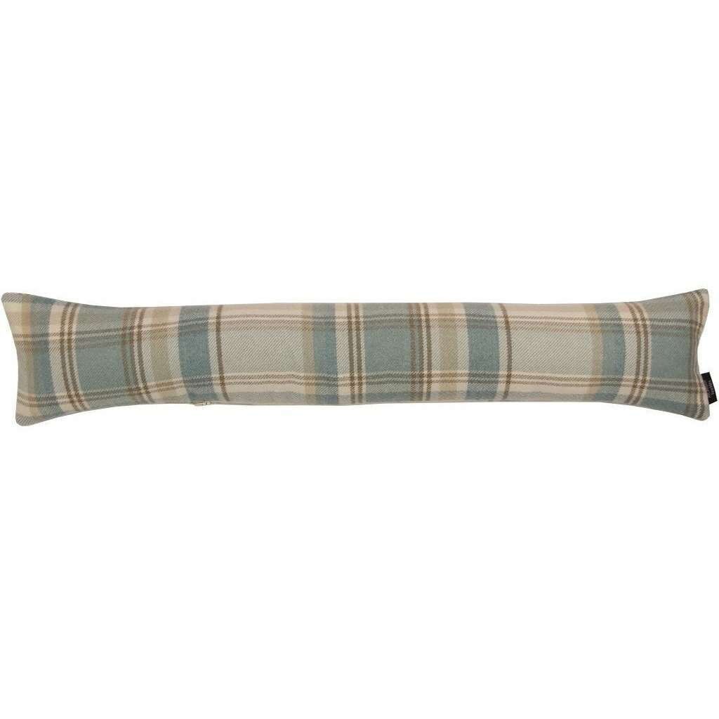 Buy wholesale Heritage Duck Egg Blue Tartan Draught Excluder