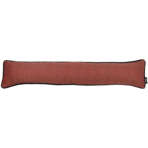 Herringbone Boutique Red + Grey Draught Excluder