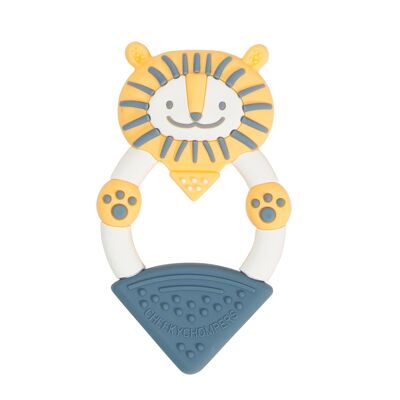 Anneau de dentition silicone - lion