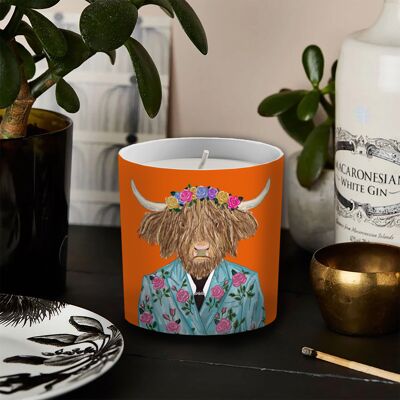 Fashion Animals - Bougie en pot en porcelaine fine Harold