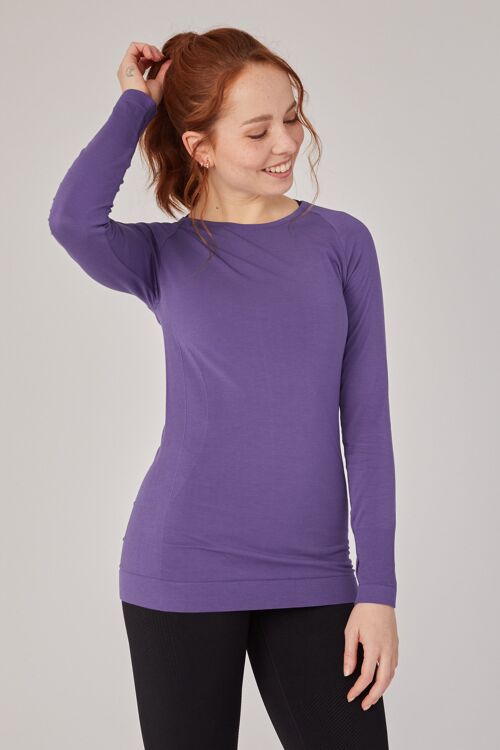 Into the wild modal top, violet