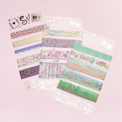 Cartoleria Washi Card con campioni