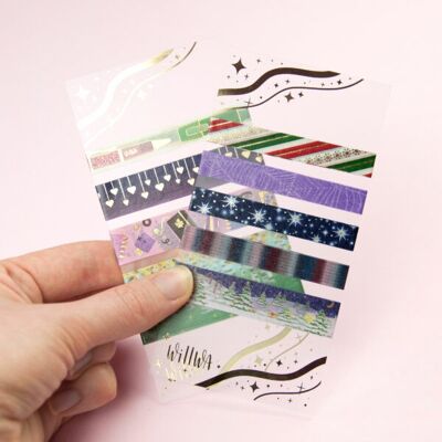 Carta arcobaleno Washi con campioni