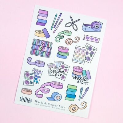 Washi & Autocollant Amour