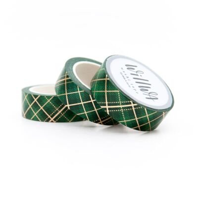 Tartan verde e oro