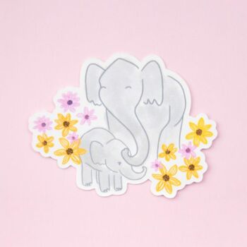 Éléphant - Animaux en voie de disparition Sticker
