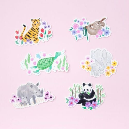 Endangered Animals Sticker Pack
