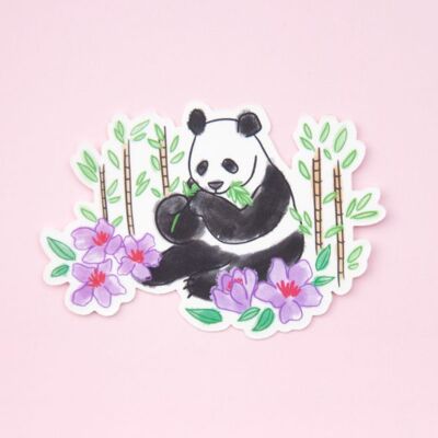 Panda – Adesivo animali in via di estinzione