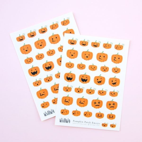 Emoji patch di zucca