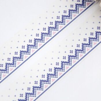 Ruban washi à bordure tricotée 3