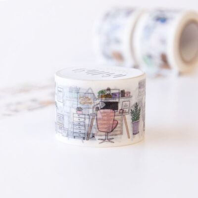 Dónde trabajo washi tape