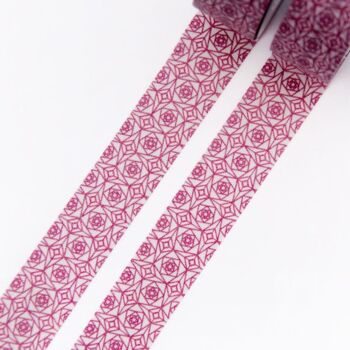Washi tape Roses Carrées 4