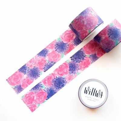 Ocean of Flowers washi tape