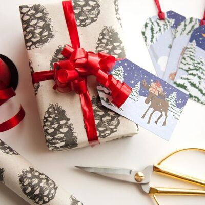 Set di etichette regalo Winter Wonderland