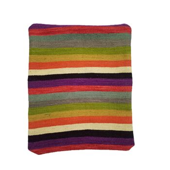 Housse de coussin Kilim moutarde épicée tissée à la main 4