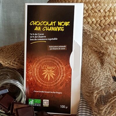 Chocolat artisanal chanvre