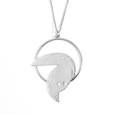 Silver Toucan Necklace