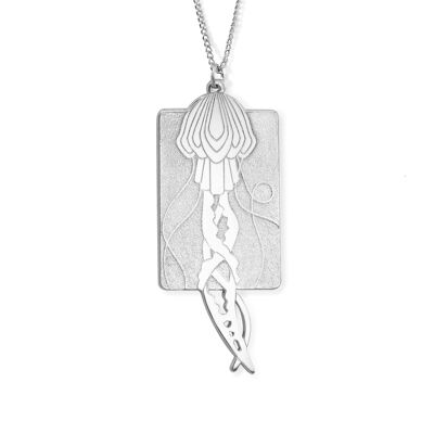 Medusa Necklace Silver