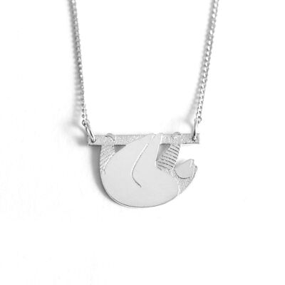 Silver Sloth Necklace