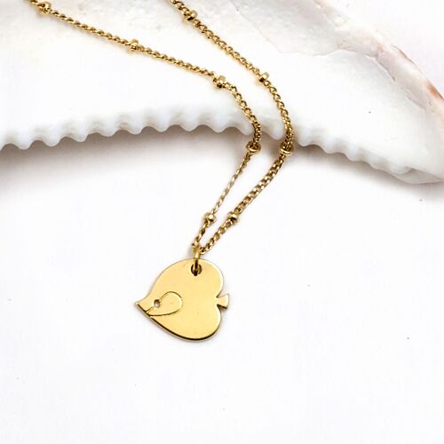 Collier Poisson Ange Or