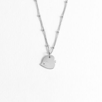 Collier Poisson Ange Argent