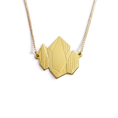 Gold Crystal Necklace