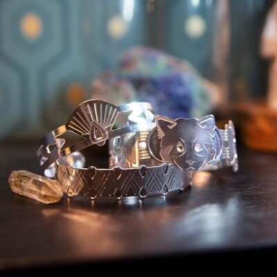 Silver Drops Cuff