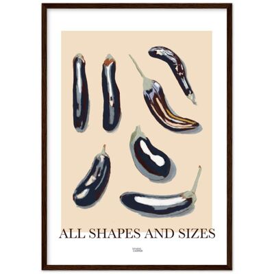 All shapes and sizes bird - art print