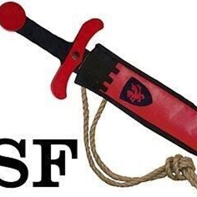 RED SOFTIK SWORD + SHEATH - ST702F
