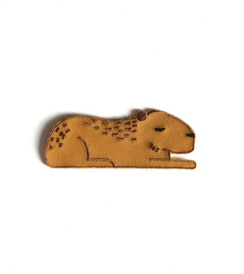 Capybara Embroidered Patch