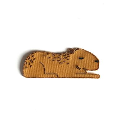 Capybara Embroidered Patch