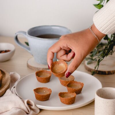 Caramel tart with Guérande fleur de sel - 10g