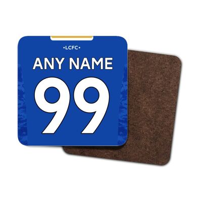 Leicester City - Personalised 2021/22 Home Drinks Coaster