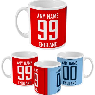 England Cricket 2021 - Personalised T20/ODI Mug