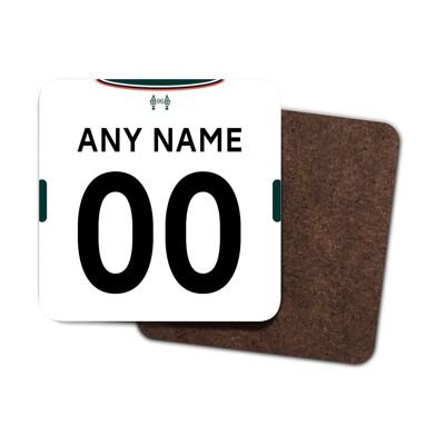 Liverpool - Personalised 2021/22 Away Drinks Coaster