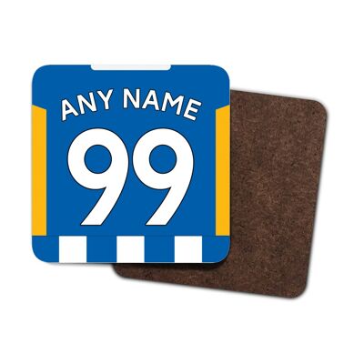 Brighton - Personalised 2021/22 Home Drinks Coaster