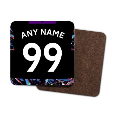 Spurs - Personalised 2021/22 Away Drinks Coaster