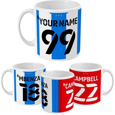 Huddersfield Town - Personalised Home/Away Mug