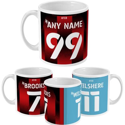 AFC Bournemouth - Personalised Home/Away Mug