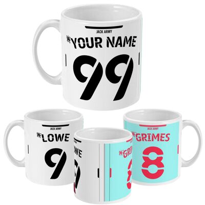 Swansea City - Personalised Home/Away Mug
