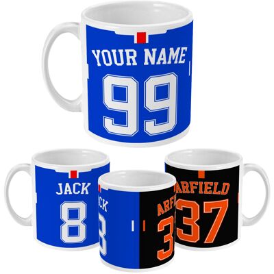 Rangers - Personalised Home/Away Mug