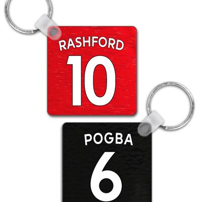 Man United - Personalised Keyring