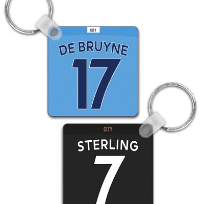 Man City - Personalised Keyring