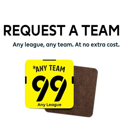 Request A Team - Personalised Coaster