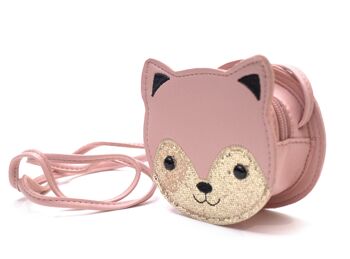 Sac bandoulière Chaton Gaspard - Rose 5