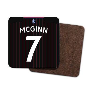 Aston Villa - Personalised Away Drinks Coaster