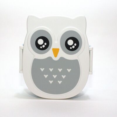 Back to School - Back to School - Owl Snack Box - Blue - BPA Free