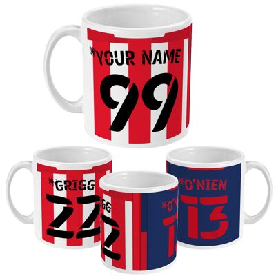 Sunderland - Personalised Home/Away Mug